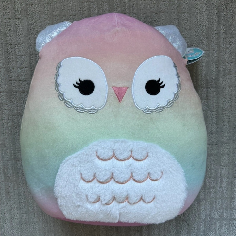 Squishmallows 16”  Britta the Rainbow Owl